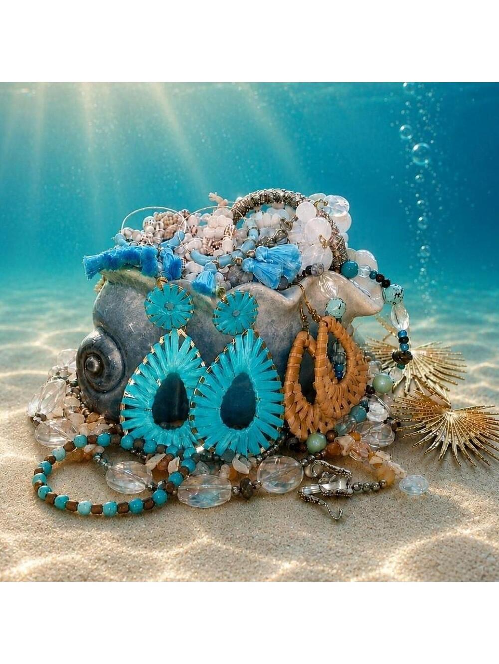 Mermaid Treasure Jewelry Jar